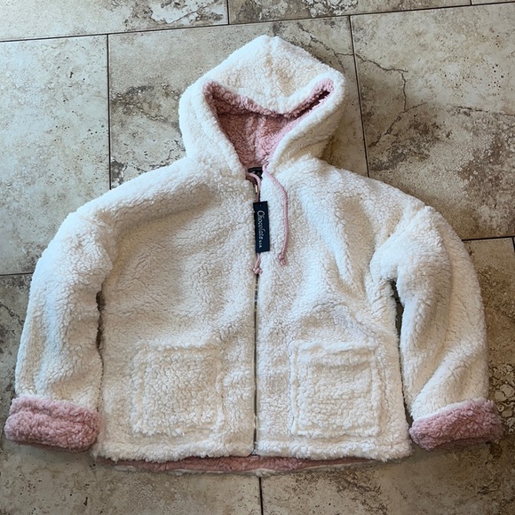BNWT Bo Peep Reversible Sherpa Jacket, women’s size M - Picture 1 of 14